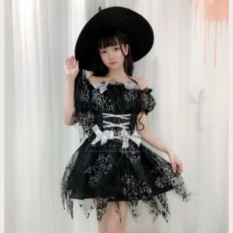 Halloween Witch Magician Lolita Dress (JYF04)